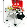 imageEasy Playhouse 4in1 Play Sink  Running Water Electric Faucet Kitchen ampamp Food Accessories Waterpark Theme Fishing Games Bath Toys Kids Age 3BBQ Grill