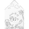 imageEasy Playhouse Cardboard Dinosaur House  Kids Art ampamp Craft for Indoor ampamp Outdoor Fun Color Dino Species 32inchesX265inchesX405inches