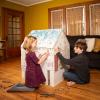 imageEasy Playhouse Gingerbread House  Kids Art ampamp Craft for Indoor Fun Color Favorite Holiday Sweets ampamp Winter Friends Decorate ampamp Personalize a Cardboard Fort 32quot X 26 5quot X 40 5quotHoliday