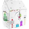 imageEasy Playhouse Gingerbread House  Kids Art ampamp Craft for Indoor Fun Color Favorite Holiday Sweets ampamp Winter Friends Decorate ampamp Personalize a Cardboard Fort 32quot X 26 5quot X 40 5quotHoliday