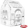 imageEasy Playhouse Police and Fire Station  Kids Art ampamp Craft for Indoor ampamp Outdoor Fun  Decorate ampamp Personalize The Cardboard Fort 32quot X 26 5quot X 40 5quot  Made in USA Age 3 Amazon Exclusive white