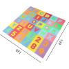 imageEasy Playhouse Soft Foam Floor Puzzle Tiles for Children NonToxic EVA 36 Interlocking Foam Tiles with 24 Borders for Playroom Nursery or Gym Numbers and Letters36 pieces