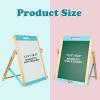 imageEasy Playhouse Wooden Tabletop Art Easel  DoubleSided Magnetic Chalk ampamp Whiteboard Adjustable ampamp Foldable Art Station Learning Accessories Kids 3