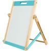 imageEasy Playhouse Wooden Tabletop Art Easel  DoubleSided Magnetic Chalk ampamp Whiteboard Adjustable ampamp Foldable Art Station Learning Accessories Kids 3