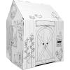 imageEasy Playhouse Barn  Kids Art ampamp Craft for Indoor ampamp Outdoor Fun Color Favorite Farm Animals  Decorate ampamp Personalize The Cardboard Fort 32 by 26 5 by 40 5 inches  Made in USA Age 3 and up