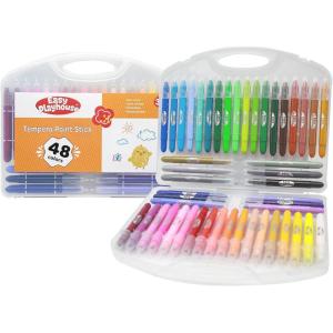 imageEasy Playhouse 10 Pack 16oz Washable Tempera Paints for Kids NonToxic and Vibrant Colors Ideal for School Projects Arts Crafts and Creative Activities Safe Art Supplies SetPaint Sticks  48