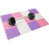 imageEasy Playhouse 12 Soft Foam Floor Puzzle Tiles  PinkPurpleWhite  12 Interlocking Mat Pieces 4x3 Nursery Playroom Gym Children amp AdultsPink  Purple  White