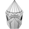 imageEasy Playhouse Carnival Tent  Decorate amp Personalize A Cardboard Play Fort ColorDrawDoodle DIY Art amp Crafts Activity 35 x 35 x 54 Kids 3Carnival Tent