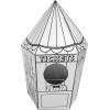 imageEasy Playhouse Carnival Tent  Decorate amp Personalize A Cardboard Play Fort ColorDrawDoodle DIY Art amp Crafts Activity 35 x 35 x 54 Kids 3Carnival Tent