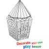imageEasy Playhouse Carnival Tent  Decorate amp Personalize A Cardboard Play Fort ColorDrawDoodle DIY Art amp Crafts Activity 35 x 35 x 54 Kids 3Carnival Tent