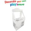 imageEasy Playhouse Carnival Tent  Decorate amp Personalize A Cardboard Play Fort ColorDrawDoodle DIY Art amp Crafts Activity 35 x 35 x 54 Kids 3Theater Snack Stand